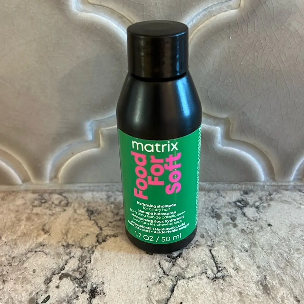 4/$14 Matrix Food For Soft Hydrating Shampoo, Travel Size 1.7 fl oz, NEW